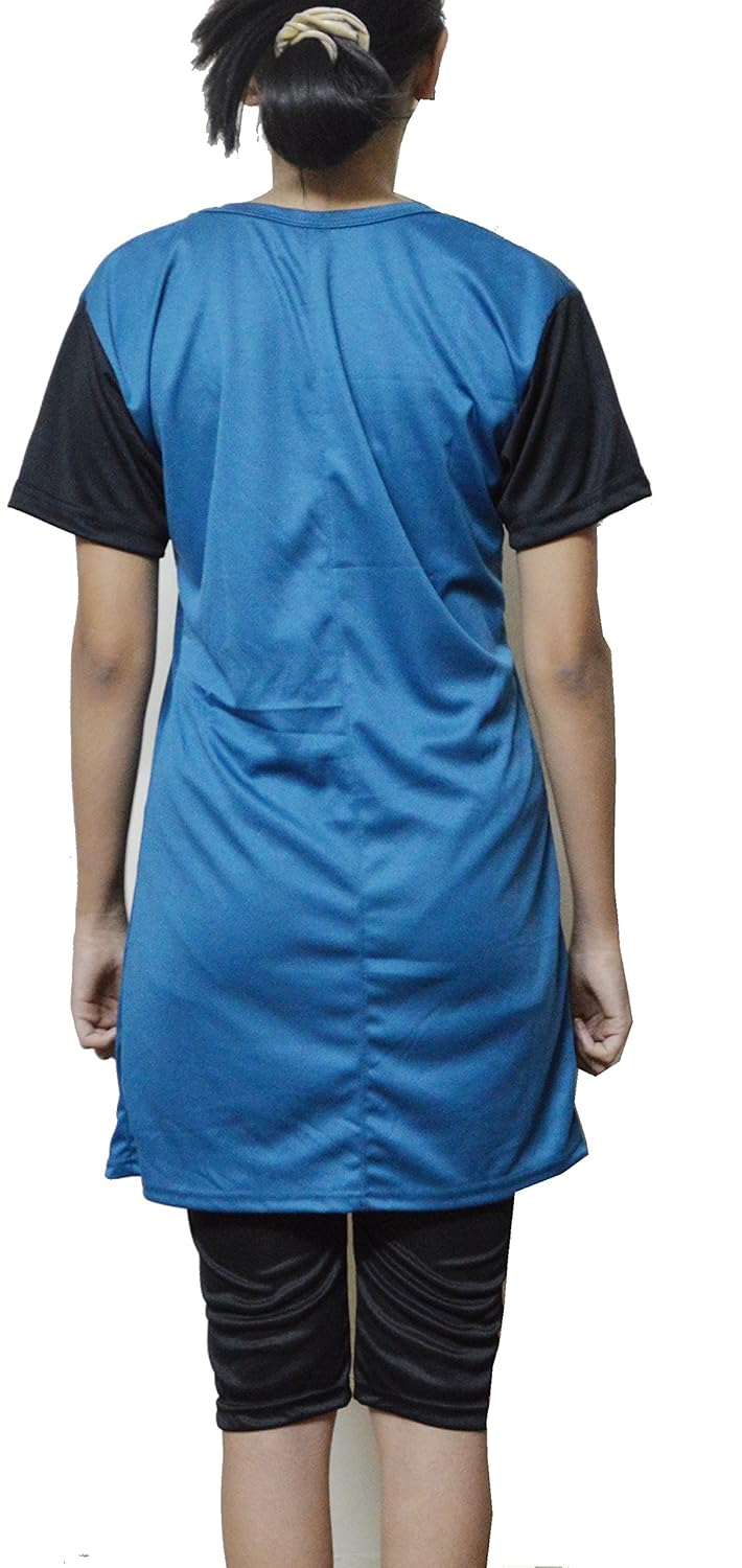 tab fashion swimwear for women(long)blue