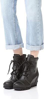 sorel women's joan rain wedge booties