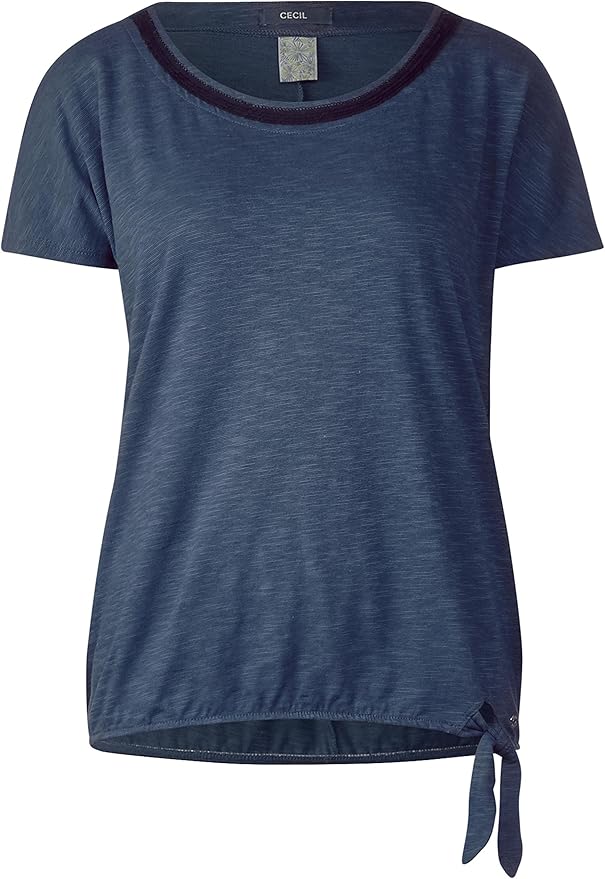 Cecil Damen T-Shirt - Bequemes Polo-Shirt Mit Weichem Tragegefühl