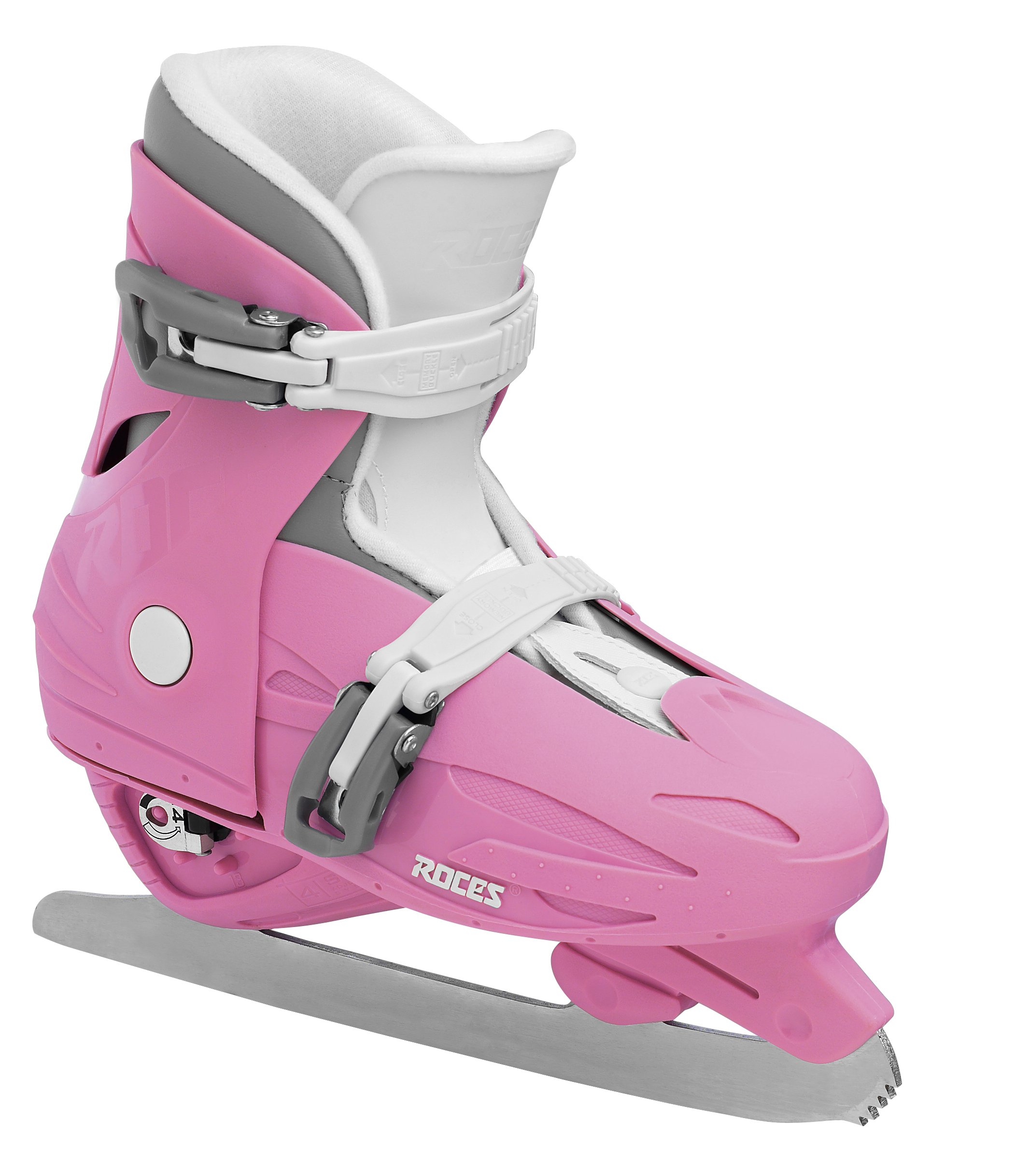 Roces MCK II F - Children's Ice Skates Pink Deep Pink/White Size:UK 4-8