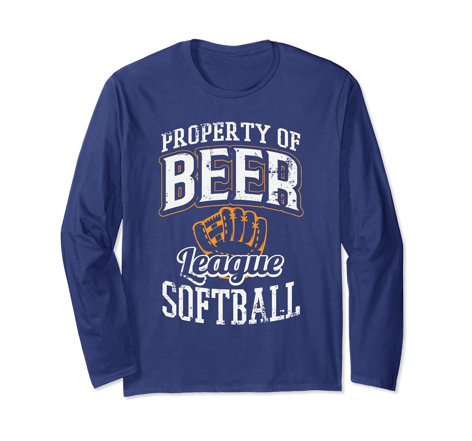 Beer League Softball Funny Rec Player Gift Long Sleevemt