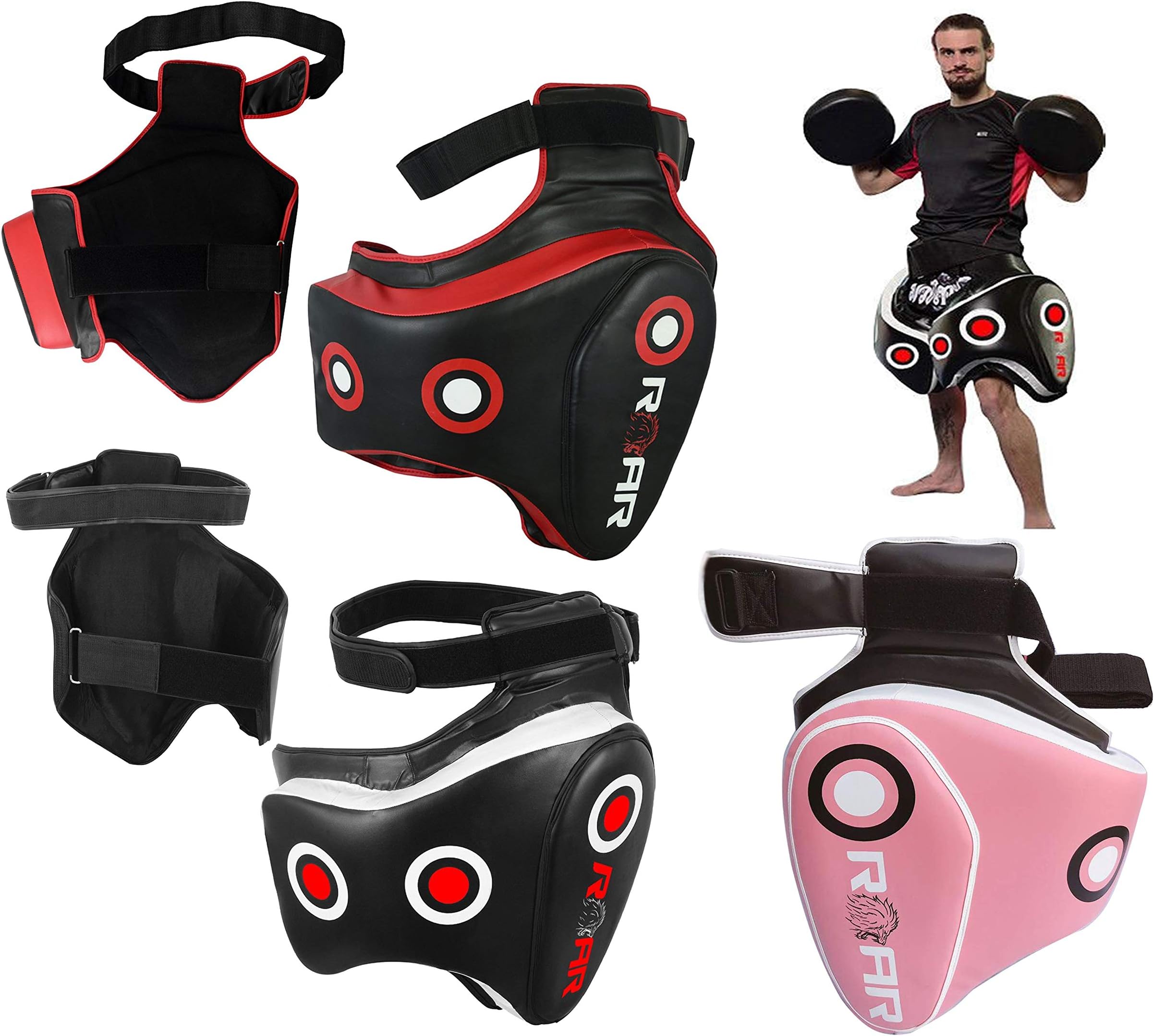 ROAR MMA Kickboxing Thigh Pads UFC Training Kick Muay Thai Leg Protector Guard