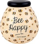 Pot Of Dreams Box Bumble Bee Money Pot Ceramic Piggy Bank Home Decor