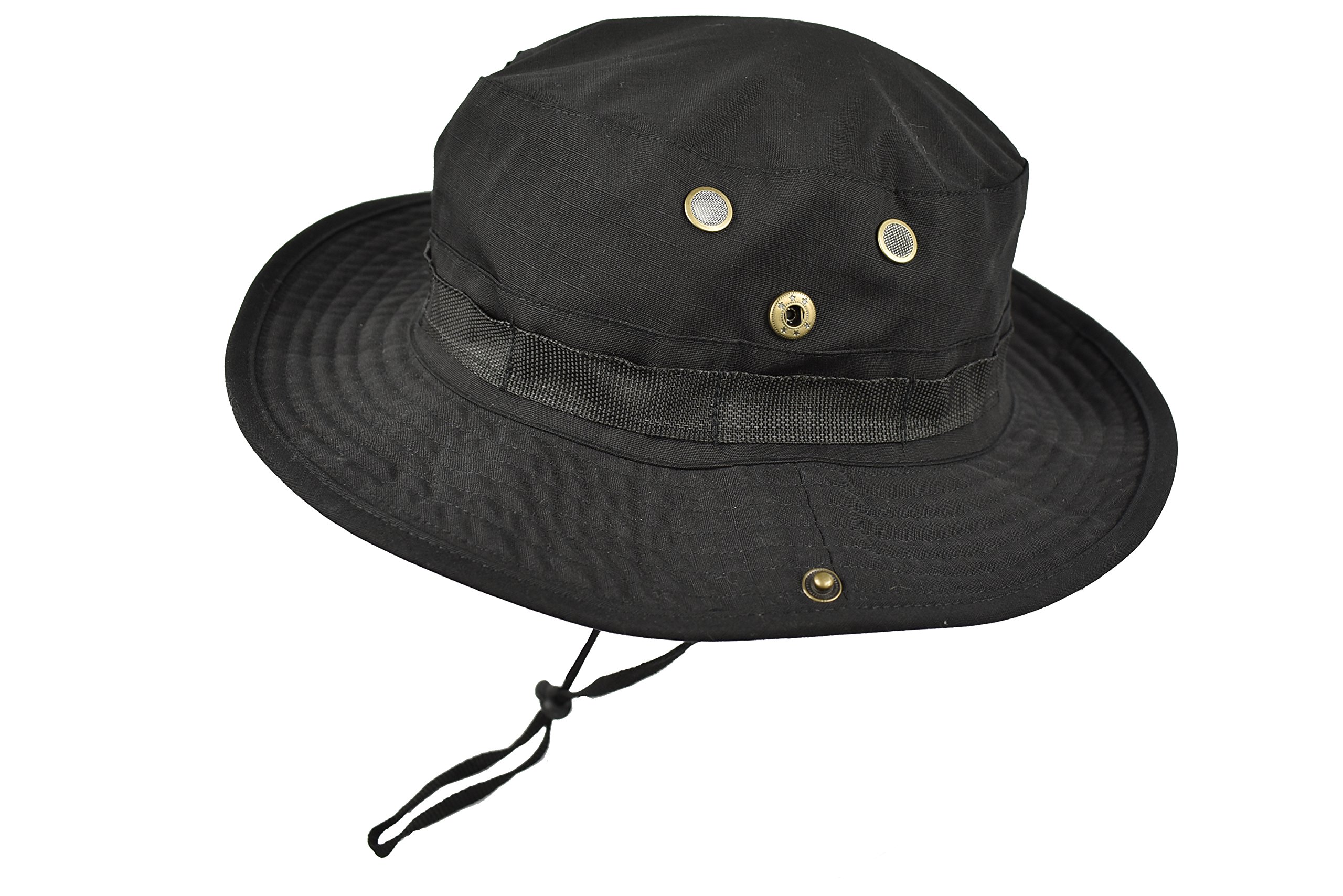 CHINWHI Boonie Hat Bucket Hat Sun Protection Round Hat Military Tactical Camo for Fishing Camping Outdoors Sport Men Woman Unisex