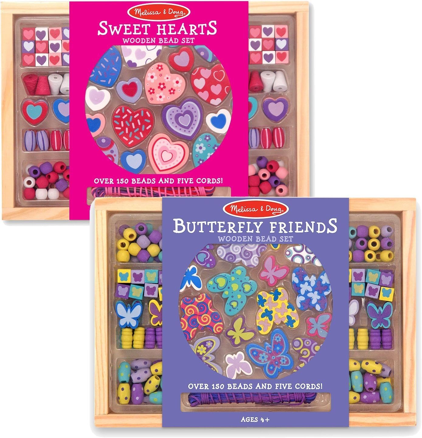 melissa and doug butterfly bead set