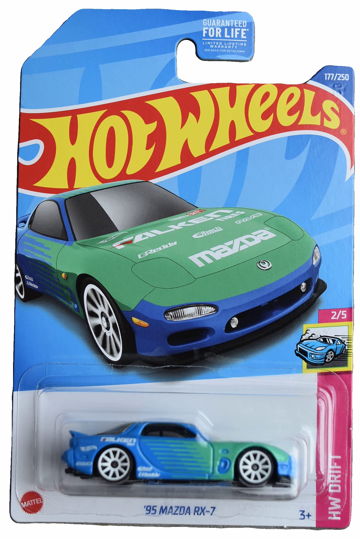 Hot Wheels '95 Mazda RX-7 7 inches, Multicolour 194735015344| eBay