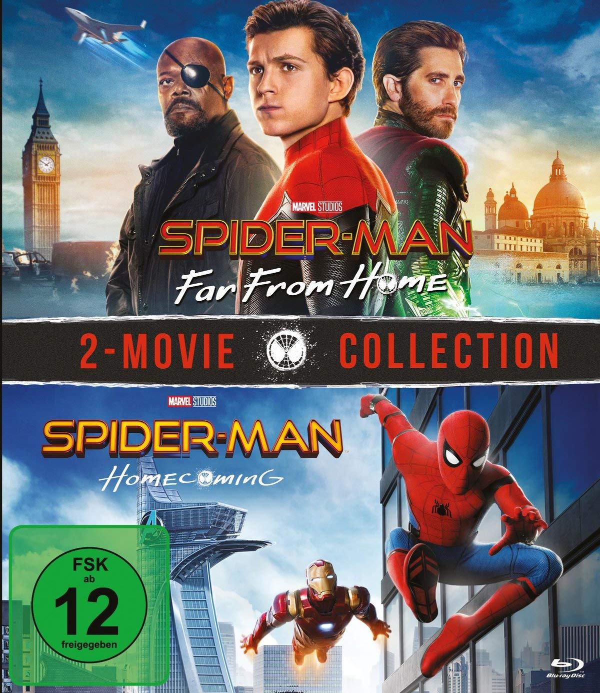 Spider Man Far From Home And Spider Man Homecoming Blu