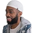 Muslim Bookmark Breathable Cotton Stretchy Kufi for Men in Cool Designs - Helmet Liner