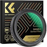 K&F CONCEPT Black Mist Diffusion 1/4 Filter(Black Frame) Compatible with Fujifilm X100 Series, X100/X100F/X100S/X100T/X100V/X100VI, 28 Multi-Coatings HD Optical Glass Lens Filter