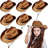 Hercicy Cowboy Hats Kids Toddler Cowgirl Hat for Boys Girls Child Baby Costume Accessories Western Birthday Party Supplies