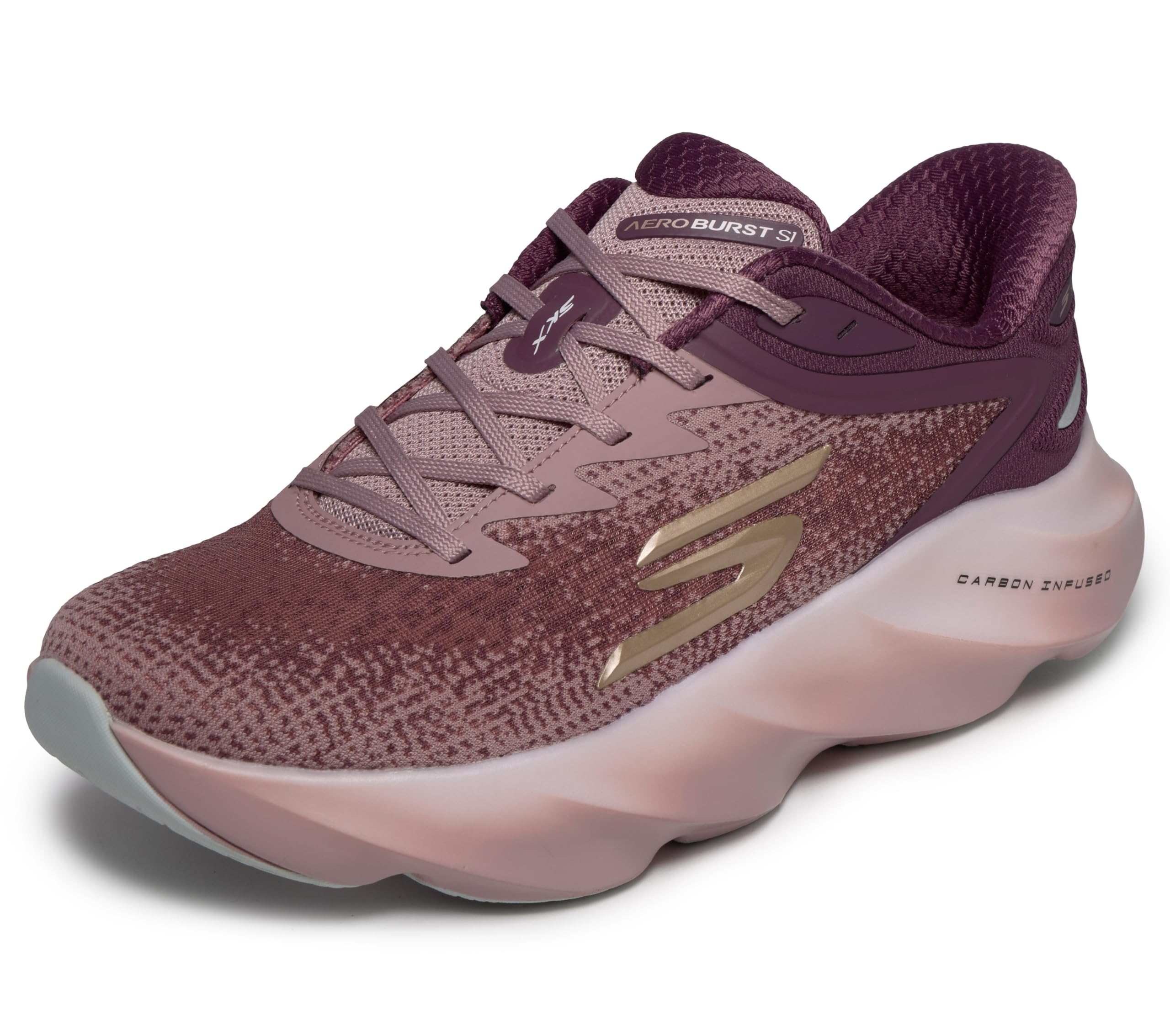 Photo 1 of Skechers Women's Aero Burst Hands Free Slip-Ins Sneaker, Burgundy, 7