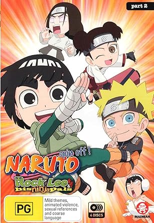 Amazon Com Naruto Spin Off Rock Lee And His Ninja Pals Pt 2 Episodes 27 51 4 Discs Anime Manga Non Usa Format Pal Region 4 Import Australia Movies Tv