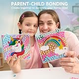 Klever Kits Suncatcher Craft Kit 4 Designs Window Paint Pens Gems Kids 6-12 view 6