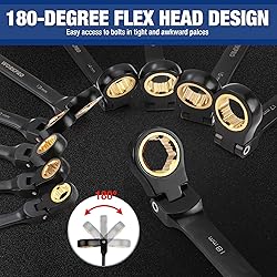 WORKPRO 22-piece Ratcheting Wrench Set with