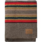 Pendleton Yakima Camp Blanket Twin 66" x 84" - Wool Cotton | Durable Throw for Home, Travel, RV, Picnic - Mineral Umber