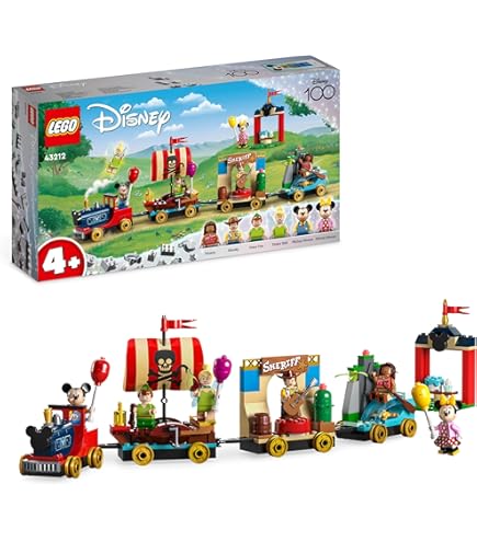 Amazon.com: LEGO Disney 100 Celebration Train Building Toy 43212