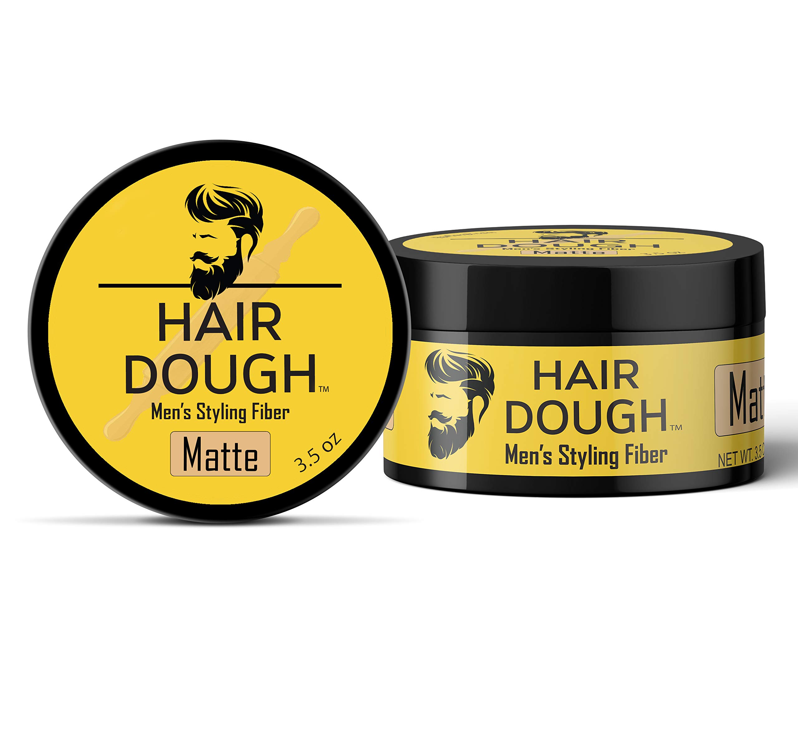Hair Dough Styling Clay For Men, Matte Finish Molding Hair Wax Paste Quiff, Strong Hold Without