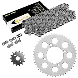 Caltric Drive Chain & Sprockets Kit Compatible with