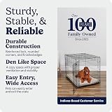 MidWest iCrate 106 cm Single Door Folding Dog Crate with Divider Panel view 6