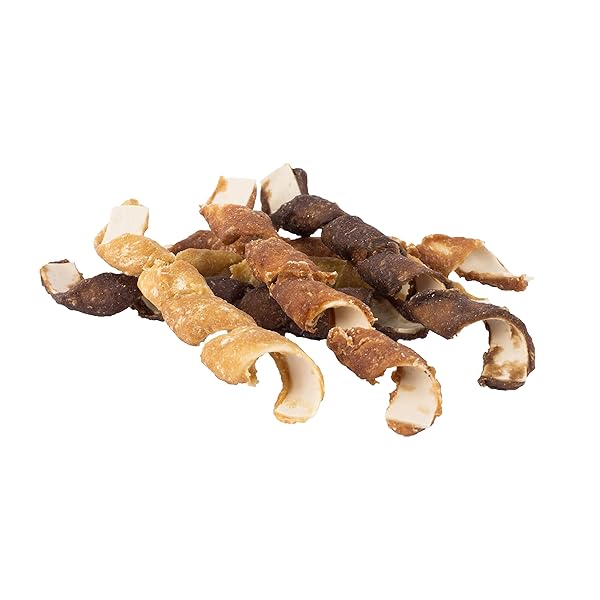 DREAMBONE SPIRALS VARIETY PACK, TREAT YOUR DOG TO A CHEW MADE WITH REAL MEAT AND VEGETABLES