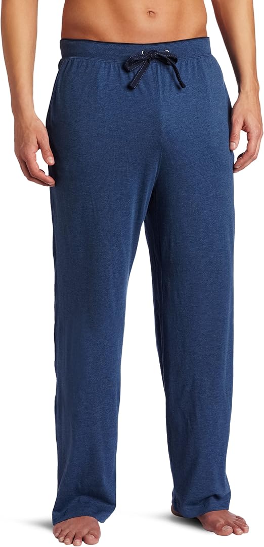 Tommy Bahama Men's Knit Lounge Pant, Gulf Blue Heather, Medium at