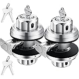 EASILOK Twist to Lock Deadbolt Front Door Lock Keyless with an Unpickable Night Latch Keep Deadbolt Locked&Unlocked Status,Si