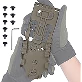 Quick Locking System Kit (QLS Kit), QLS 19 Locking Fork and QLS 22L Receiver Plate for Drop Leg Holster, Duty Belt and Mid Ride Universal Belt Loop