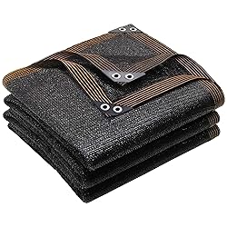 winemana Black Shade Cloth 50%, 5x10 FT Mesh Tarp