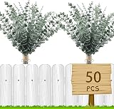 Leixi 50pcs Eucalyptus Stems Artificial Leaves 41cm Green Centerpiece Decor view 1