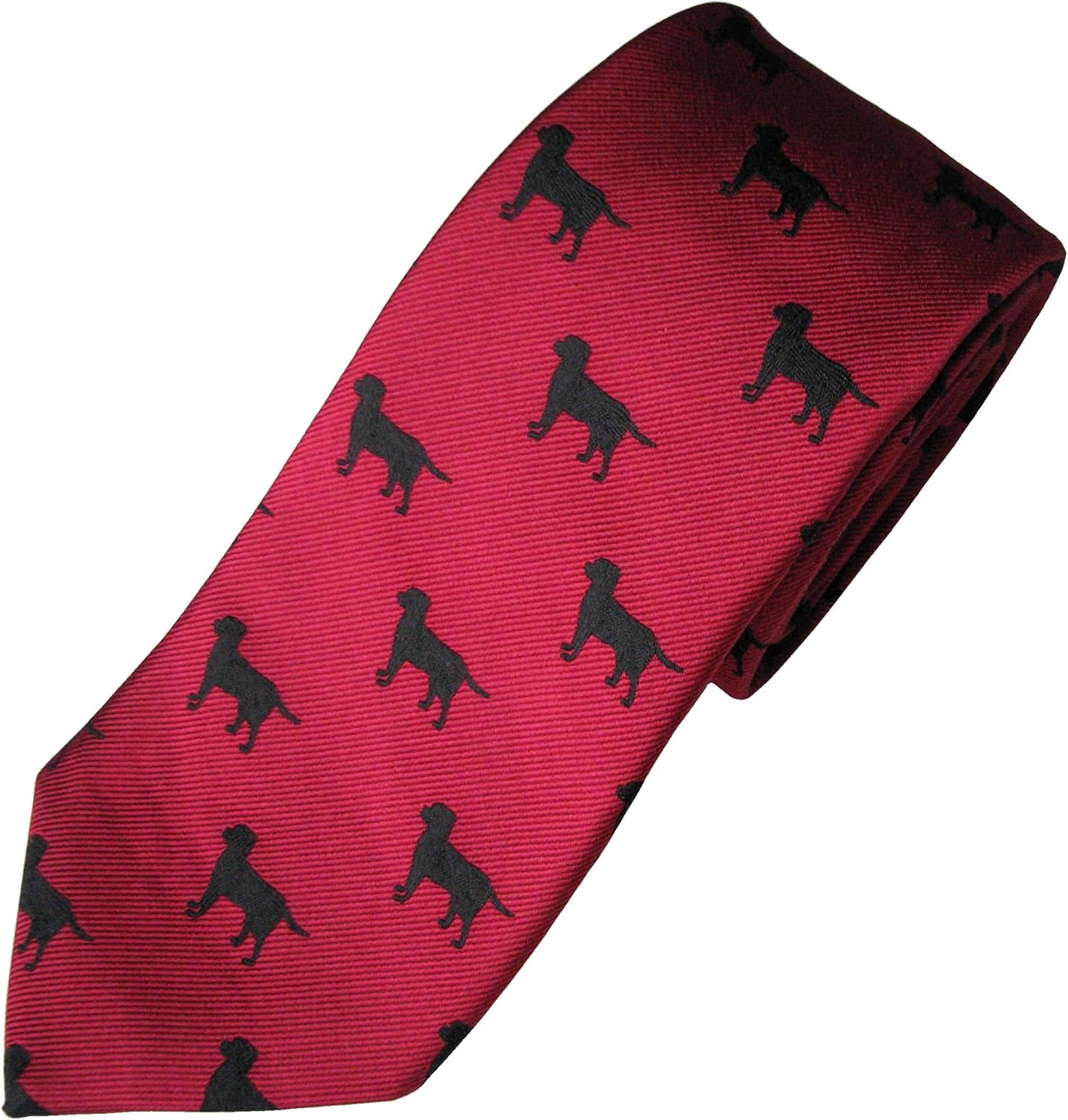 Labrador (Black) Tie (Men's Dog Breed Neck Tie) Clothing