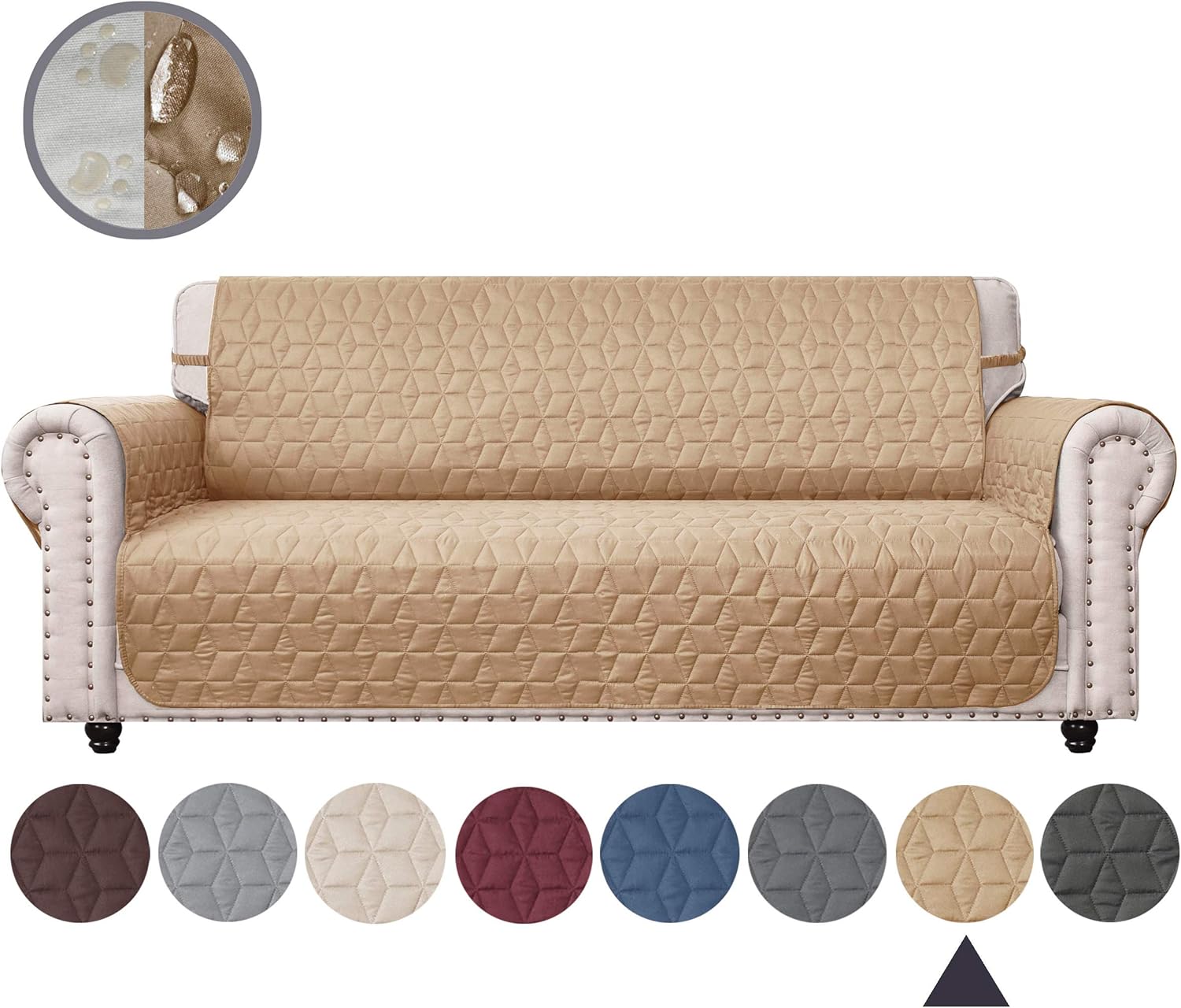 Best Waterproof Sofa Cover For Pets With Elastic Straps