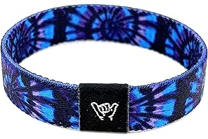Hang Loose Bands - Coastal Bracelet for Men, Women & Teens - Comfy Tribal Print and Boho - Western Style Reversible Wristband