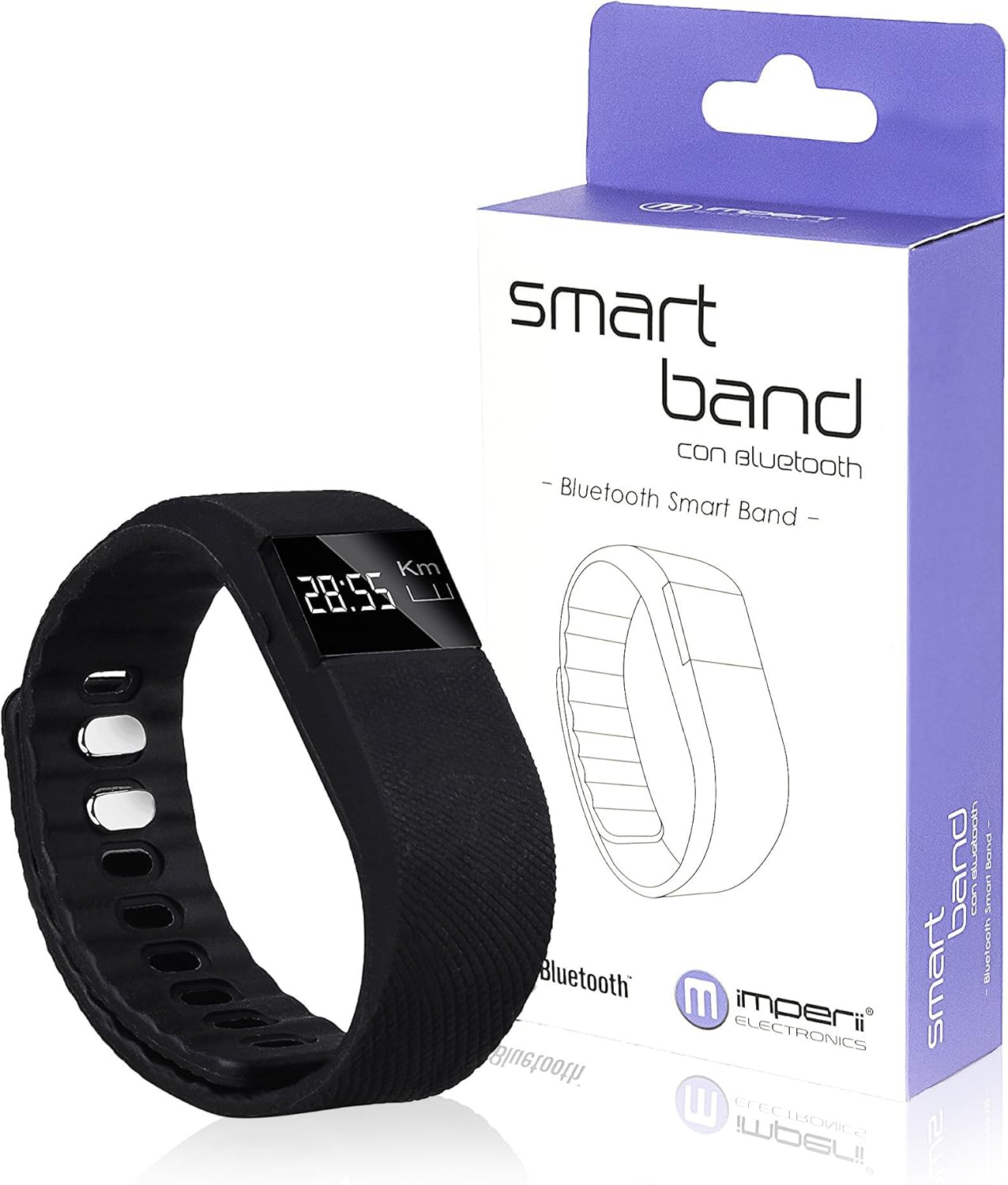 Imperii Electronics TE.03.0088.01 Smart Band, Unisex-Adulto, Negro ...