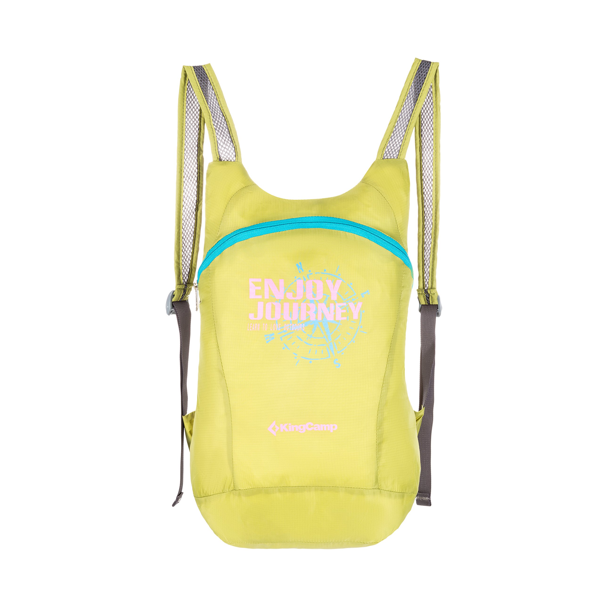 KingCamp 12L Ultralight Handy Packable Camping Hiking Travel Backpack Daypack (Green)