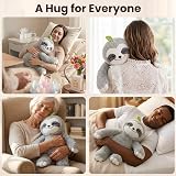 Mewaii Weighted Teddy Sloth Gifts Heat Cool 1.5kg 52cm view 6