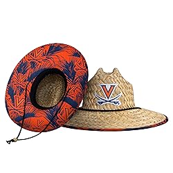 FOCO Virginia Cavaliers NCAA Floral Straw Hat