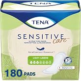 Tena Sensitive Care Ultra Thin Light Bladder Control Pads, 9 in, 180 ct | Incontinence