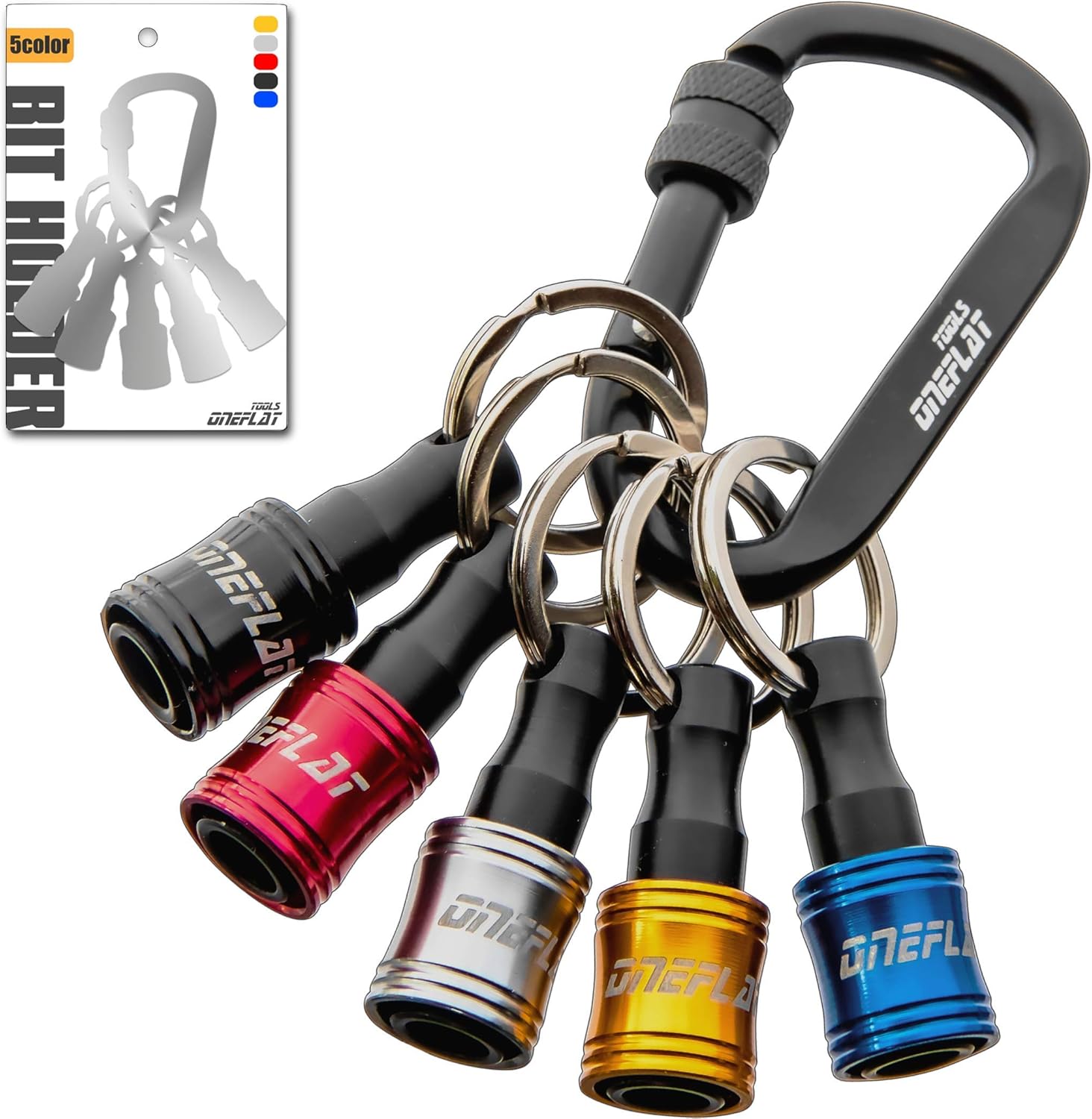 Amazon.co.jp ONEFLAT TOOLS Bit Holder Set, Colorful, Impact Socket