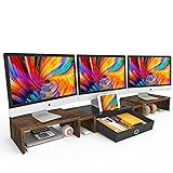 WESTREE Triple Dual Monitor Stand Riser with