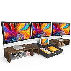 WESTREE Triple Dual Monitor Stand Riser with