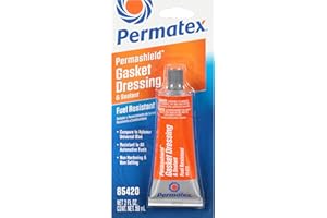 Permatex 85420 Permashield Fuel Resistant Gasket Dressing & Sealant, 2 oz Tube, Orange