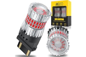 AILEO 3156 3157 LED Bulb Red Brake Tail Light Bulbs,2024 Upgrade 500% Brighter Unique 1:1 Design 3056 3057 4157 4114 3047 4057 3457 LED Bulbs with Projectors for Tail Lights Stop Lights,2PCS