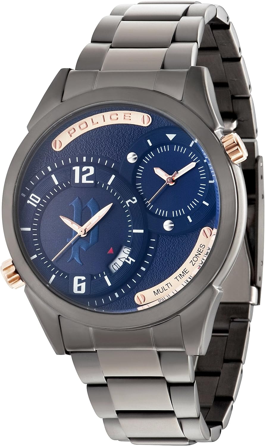 Police HerrenArmbanduhr Dugite Analog Mechanik 14540JSU/03M Police