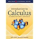 Introduction to Calculus: A Computational Approach (Wolfram eTextbook Series)