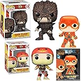 Fast Flash DC Comics Dark Pop! Figure Super Hero Barry Allen Suite with Display Character Enamel