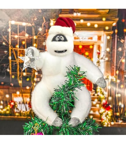 Amazon.com: Christmas Tree Topper Abominable Snow Monster Handmade