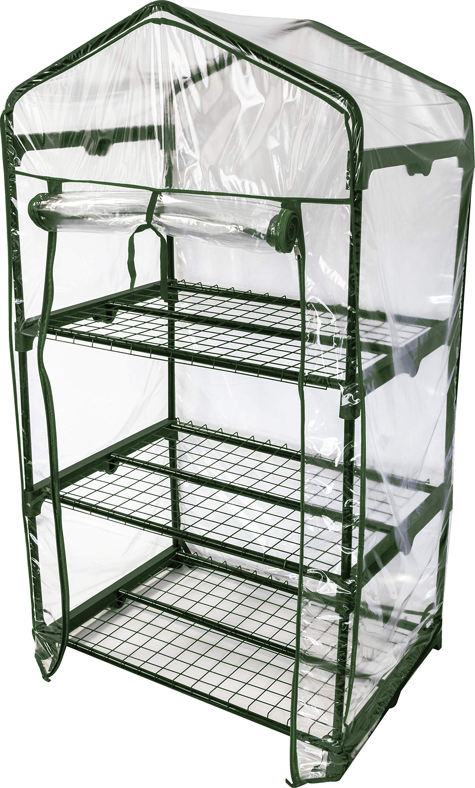Windhager Balcony Cold Frame Foil Greenhouse for Herbs, Tomatoes etc. 68 x 49 x 128 cm