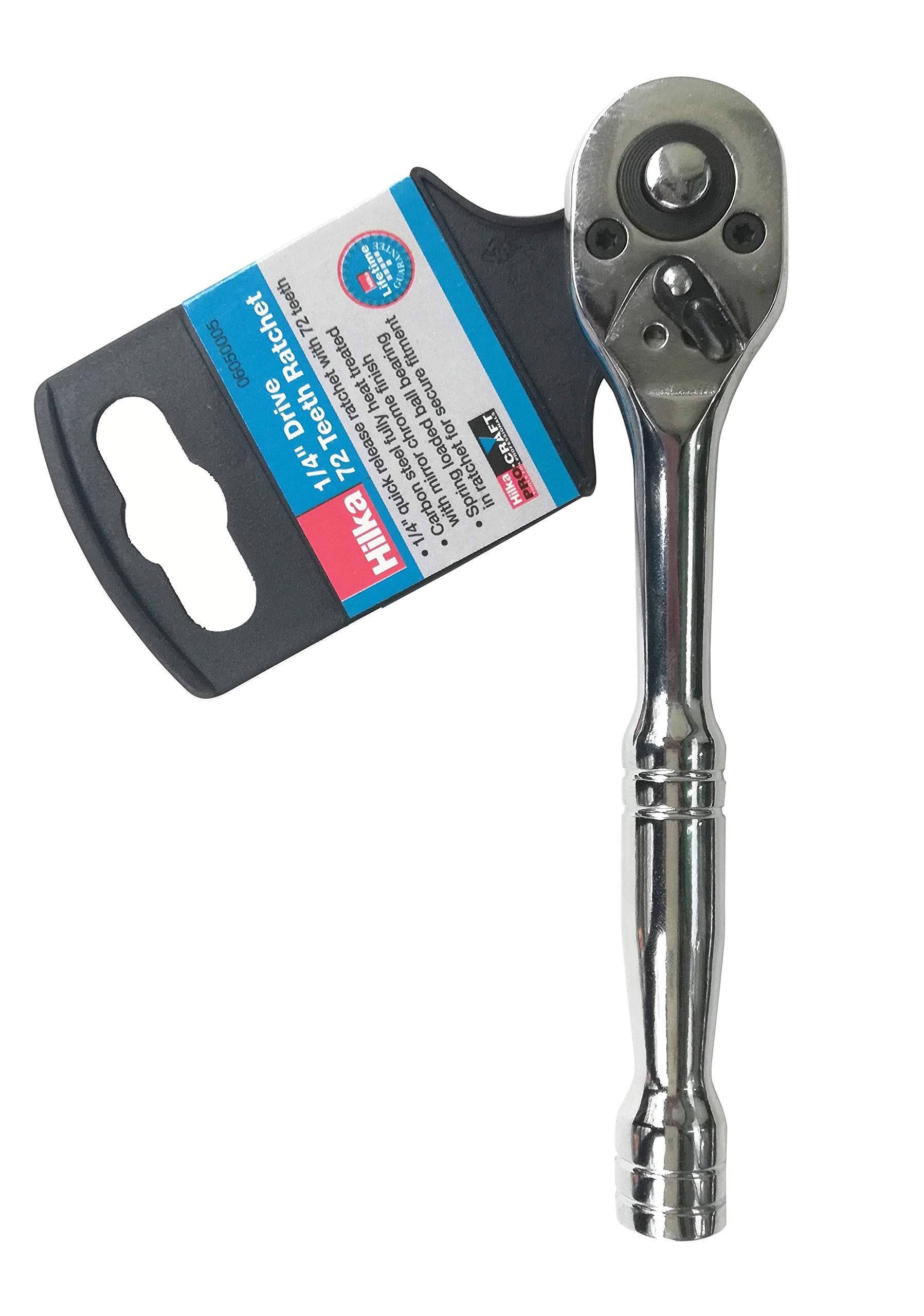 Hilka 06050005 1/4" Drive 72 Teeth Ratchet