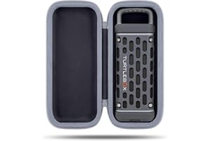 co2CREA Hard Travel Case Replacement for Turtlebox Ranger: Loud! Outdoor Portable Bluetooth 5.4 Speaker（Black Case）