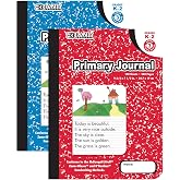 BAZIC PRODUCTS Primary Journal, Grades K-2, Draw &amp; Write, 100 Sheets, 2 Titles